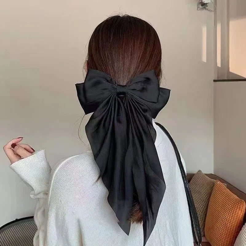 Rosy's Chiffon Bow Hair Clip