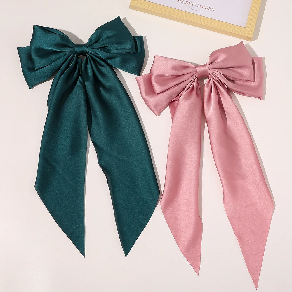 Rosy's Chiffon Bow Hair Clip