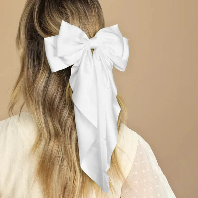 Rosy's Chiffon Bow Hair Clip