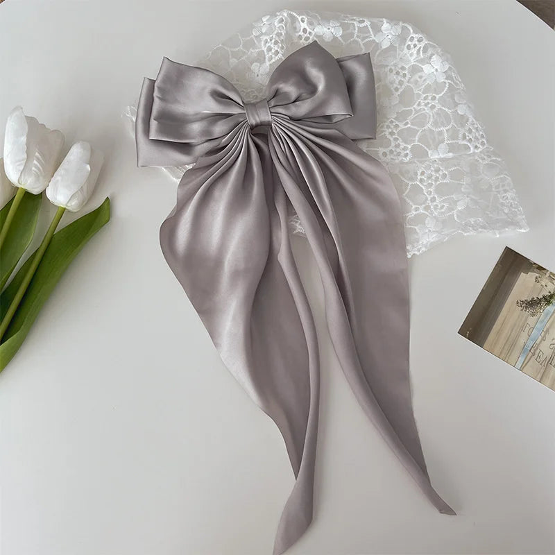 Rosy's Chiffon Bow Hair Clip