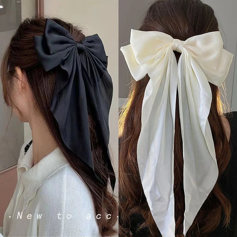 Rosy's Chiffon Bow Hair Clip