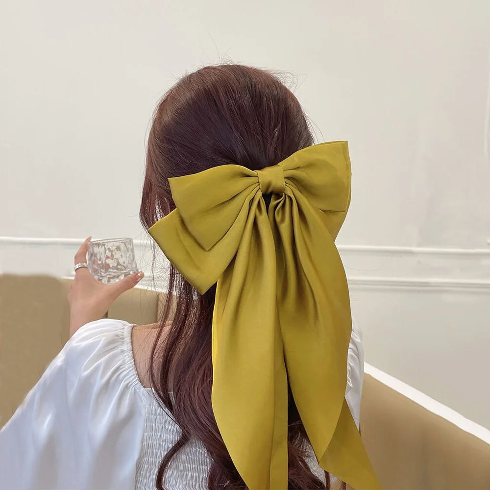 Rosy's Chiffon Bow Hair Clip