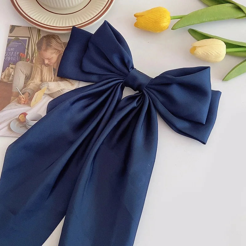 Rosy's Chiffon Bow Hair Clip