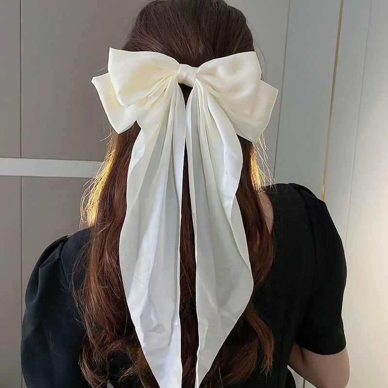 Rosy's Chiffon Bow Hair Clip