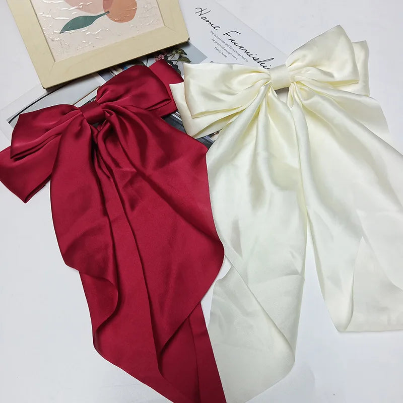 Rosy's Chiffon Bow Hair Clip