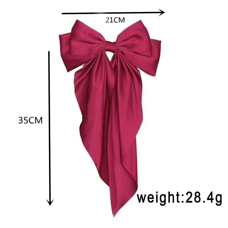 Rosy's Chiffon Bow Hair Clip