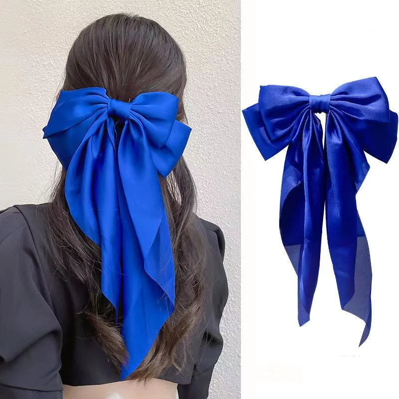 Rosy's Chiffon Bow Hair Clip