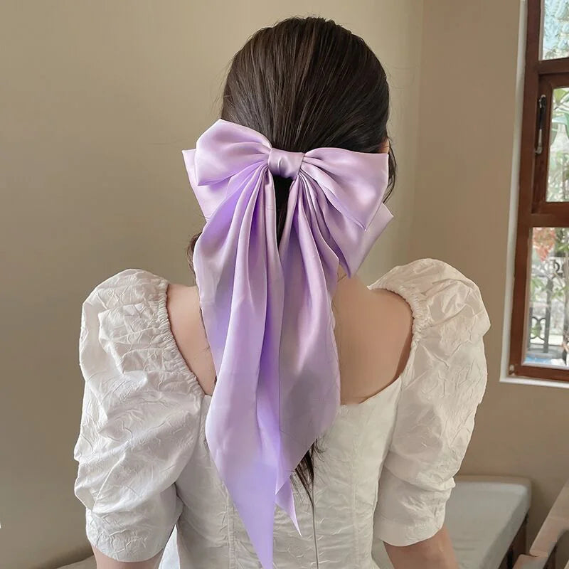 Rosy's Chiffon Bow Hair Clip